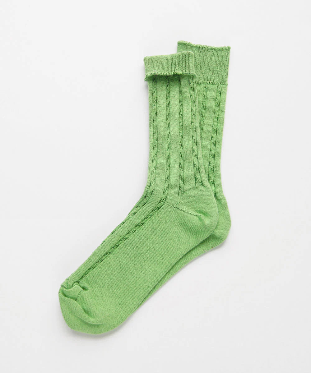 OKAYOK- Cable Knit Dress Socks