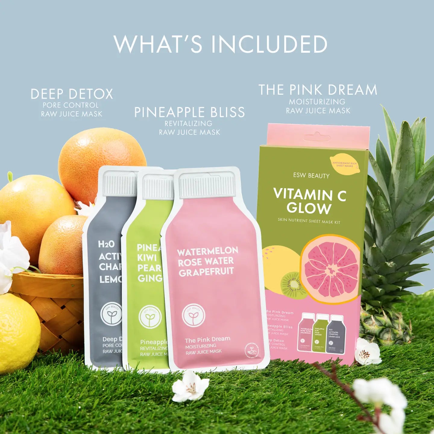 ESW Beauty - Raw Juice Sheet Masks