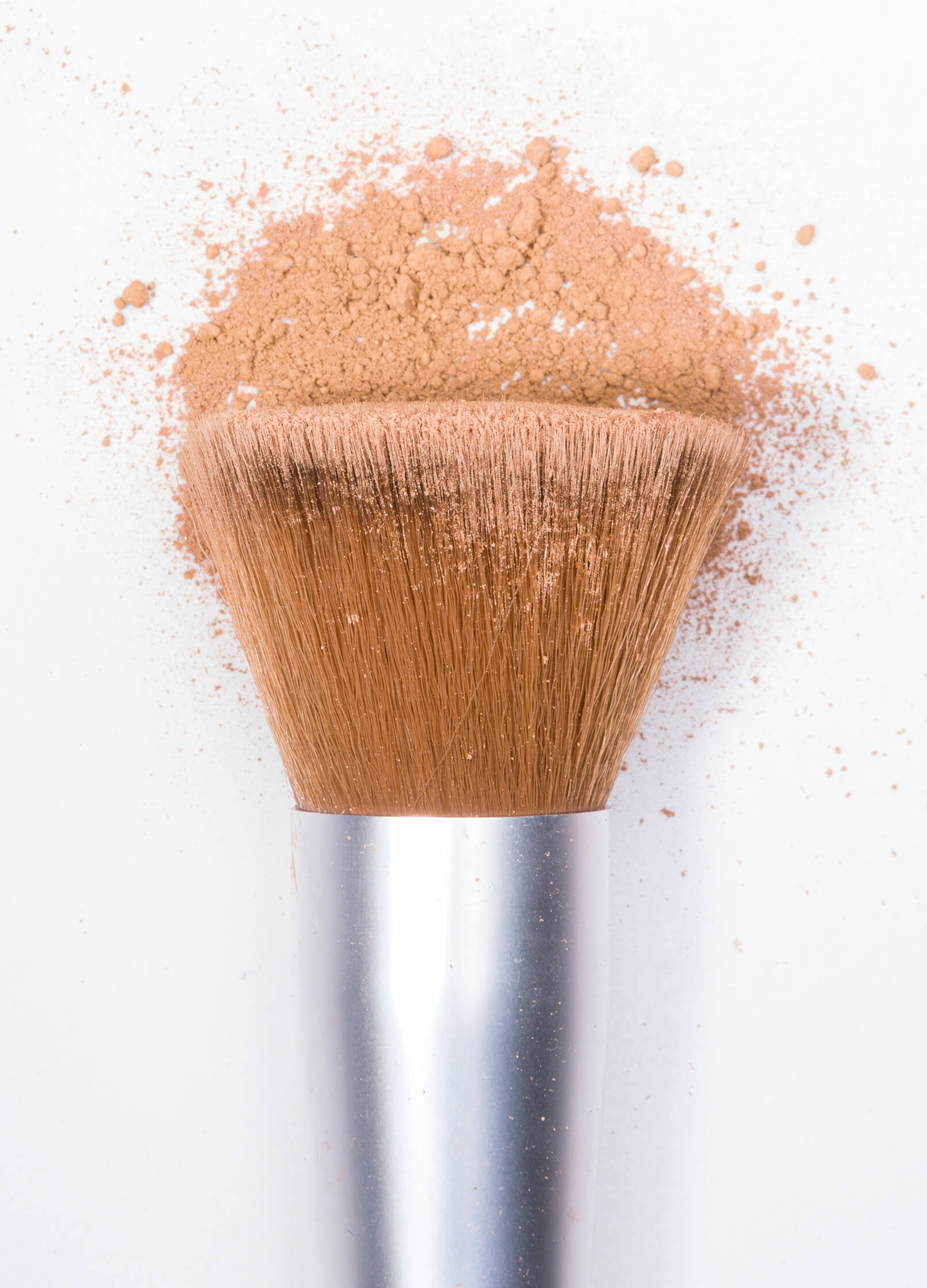 vegan bamboo makeup brushes cruelty free foundation brush, eyeshadow brush, brow brush, blush brush.
