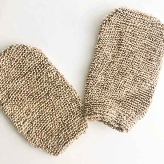 Sustainable living - Natural Jute Exfoliating Mitt