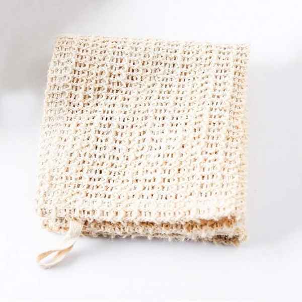 Sustainable living Natural Sisal Washcloth Harlow Skin Co