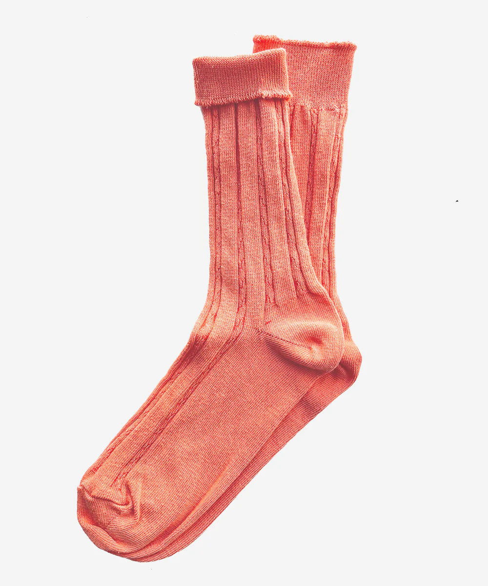 OKAYOK- Cable Knit Dress Socks