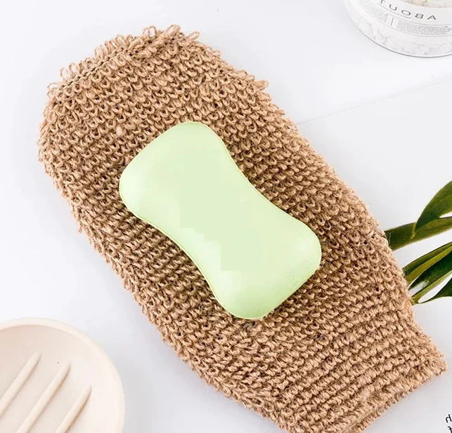 Hemp Fiber Body Exfoliating Scrubber Glove