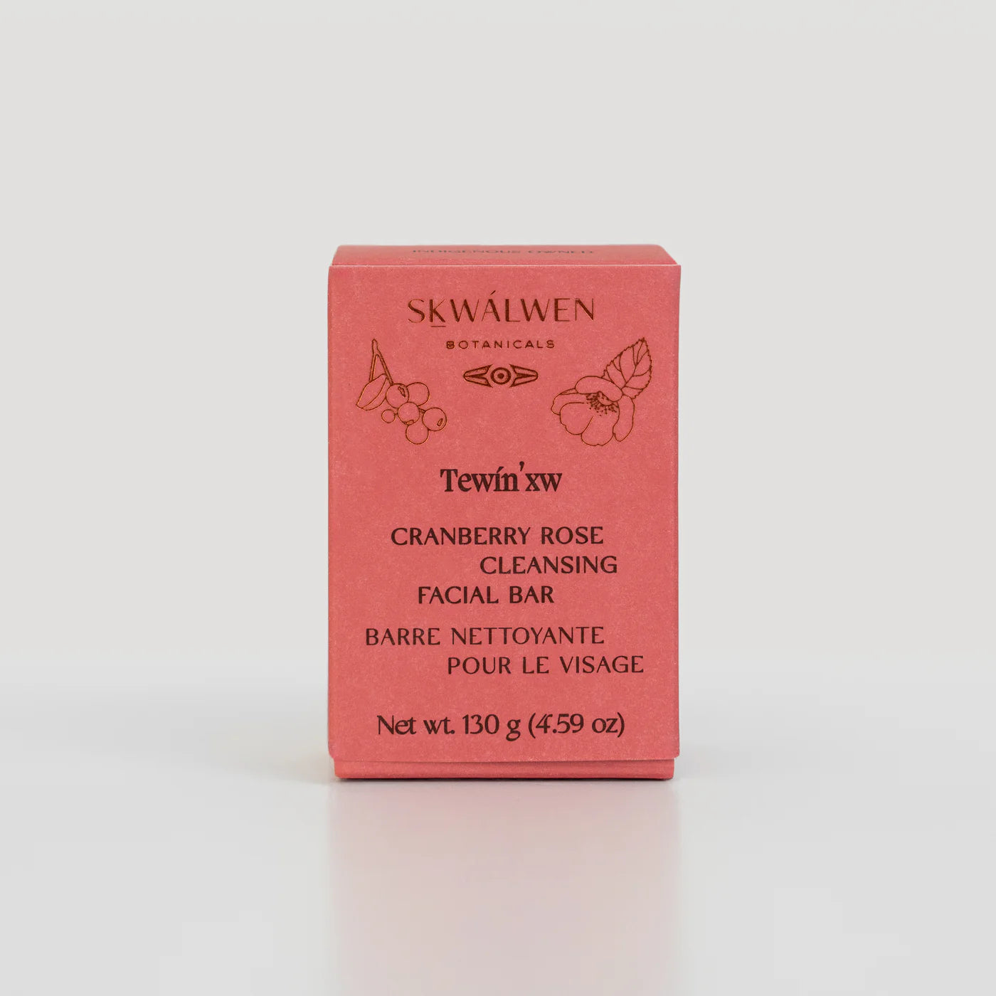 Skwalwen Botanicals - Tewín’xw Cranberry & Rose - Cleansing facial Bar