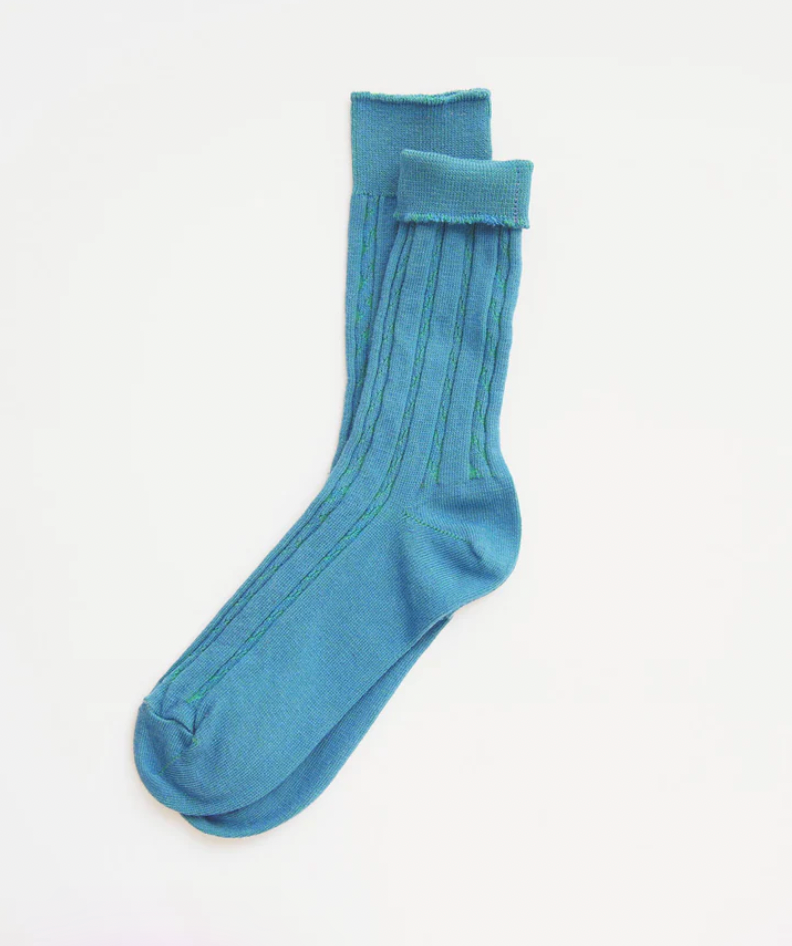 OKAYOK- Cable Knit Dress Socks