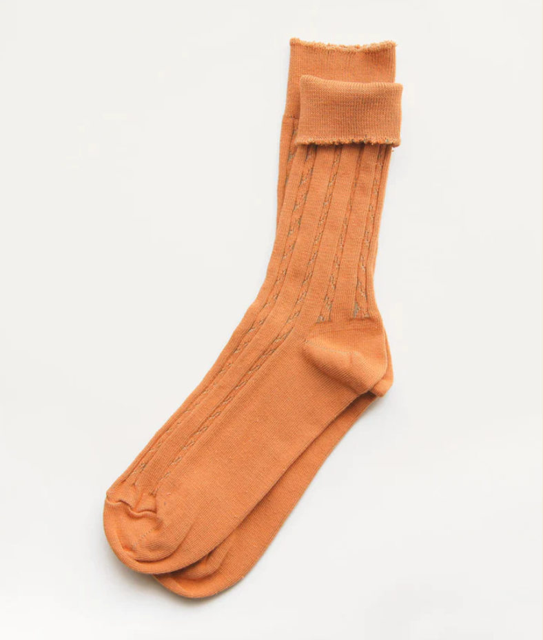 OKAYOK- Cable Knit Dress Socks