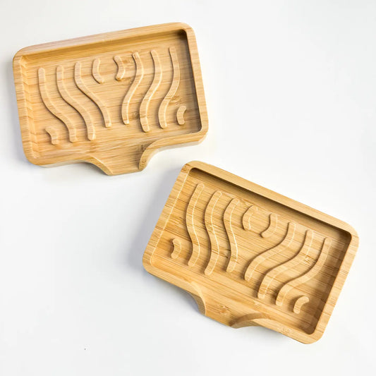 Bamboo Soap Dish - Waveflow