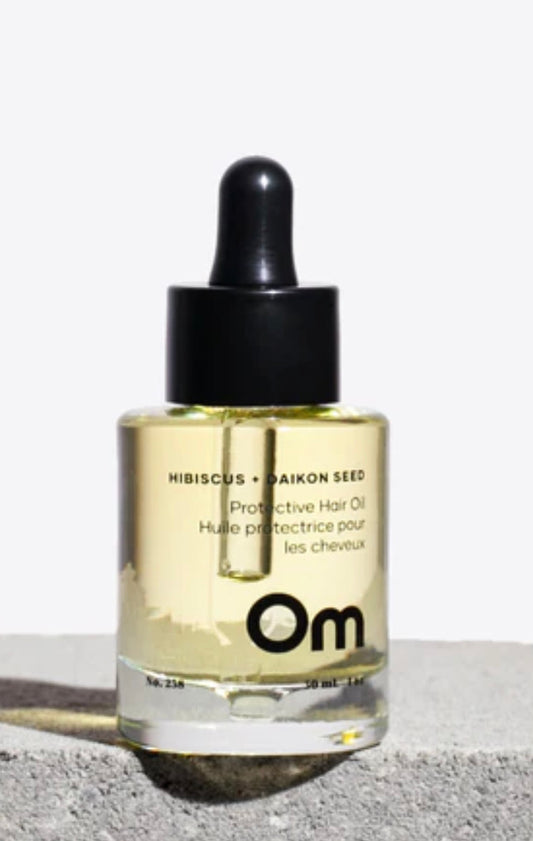 OM Organics - Hibiscus and daikon seed - protection hair oil