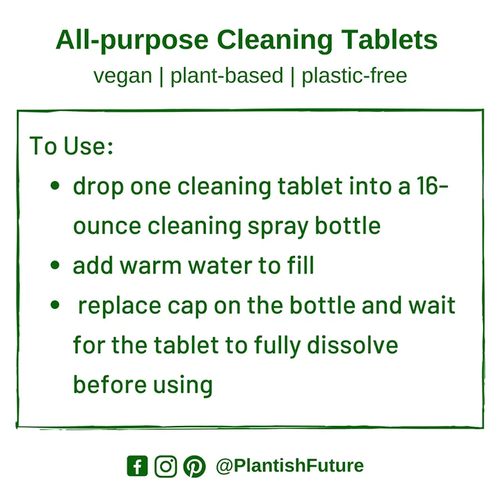 Plantish - All Purpose Cleaning Tabs