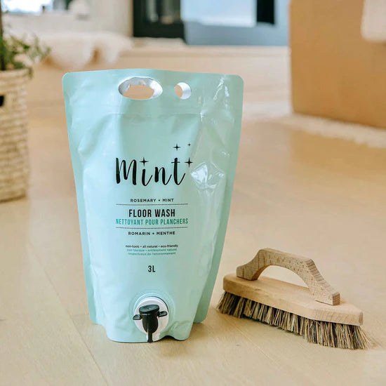 Mint Cleaning - Floor Wash - 3 Litre Refill Pouch