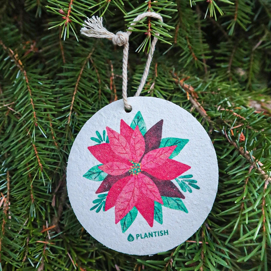 Plantish Pop Up Sponge Ornaments - Holiday Edition