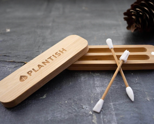 Plantish - Reusable Cotton Buds in Case